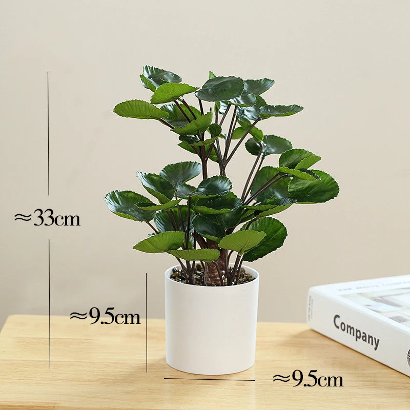 plante artificielle en pot bambou monstera pour décor bureau et maison - vue 11 sur 14