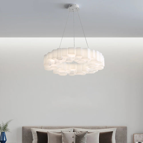 Nordic minimalist cloud LED ceiling light - vue 4 sur 8