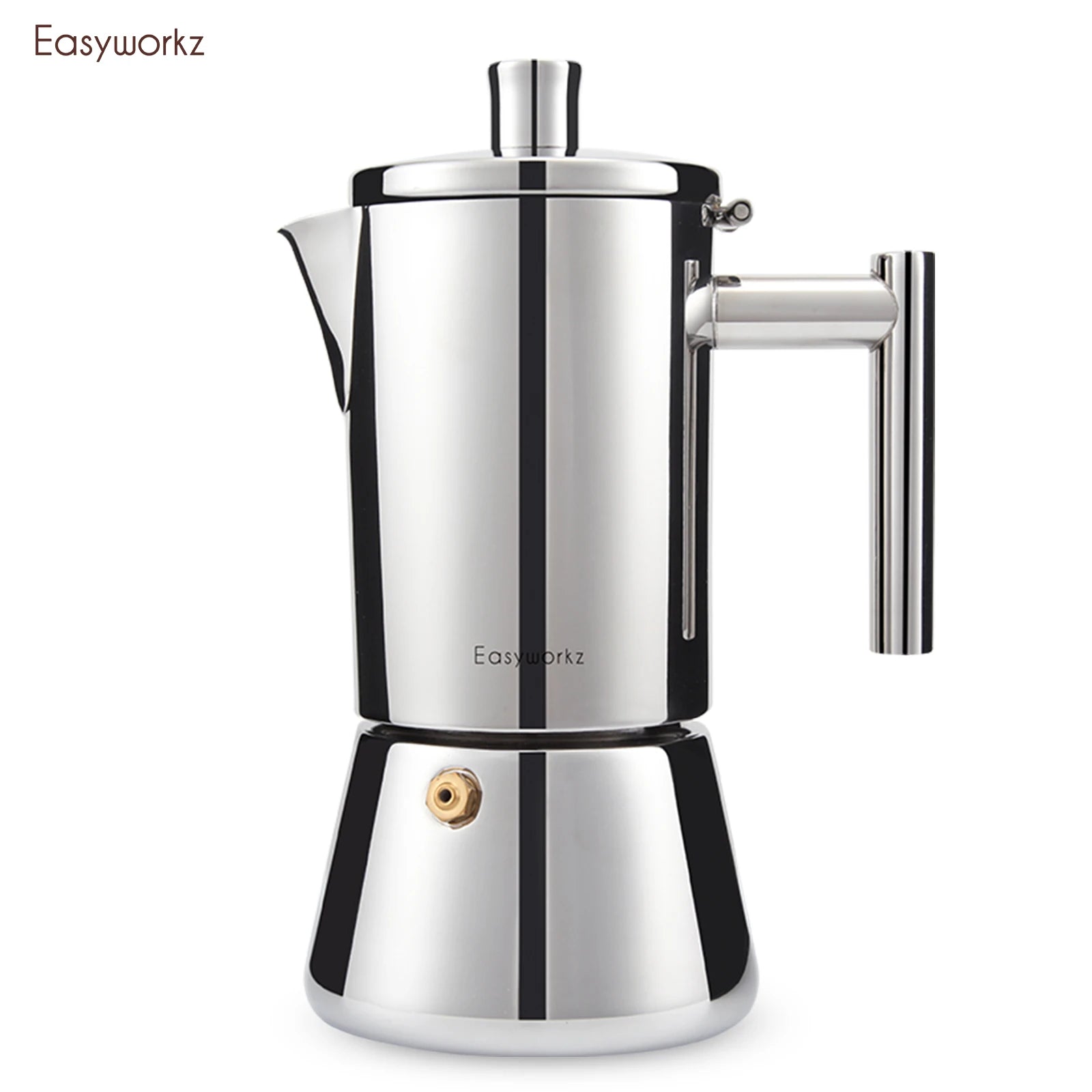 Cafetière italienne inox design induction easyworkz diego - vue 2 sur 7