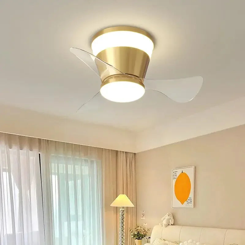 ventilateur de plafond ultra mince avec lumière intégrée - vue 8 sur 7