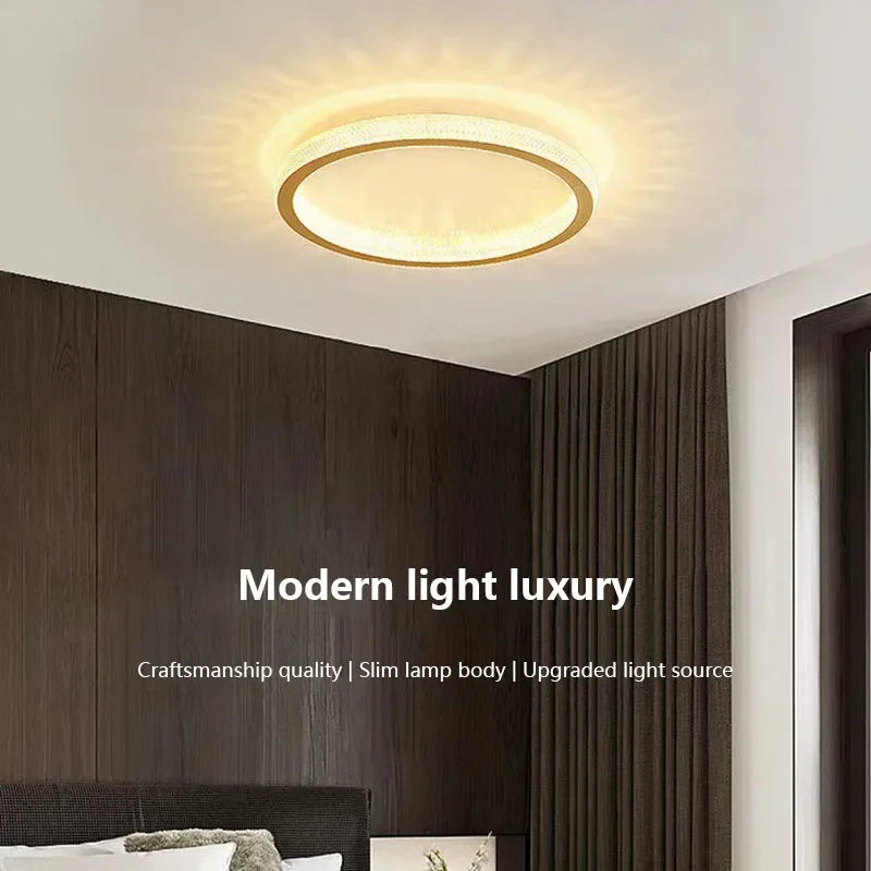 lustre plafond moderne à leds pour intérieur décoratif - vue 7 sur 12