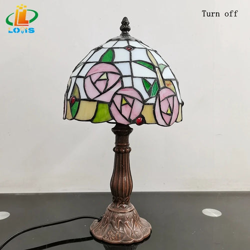 lampe à poser de style tiffany pour une ambiance chaleureuse - vue 7 sur 6