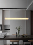Modern minimalist marble leather chandelier for luxury decor