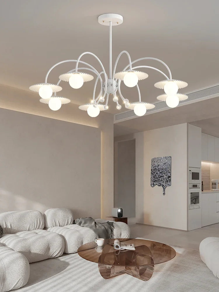 lustre moderne en verre pour décoration intérieure créative et artistique - vue 4 sur 12