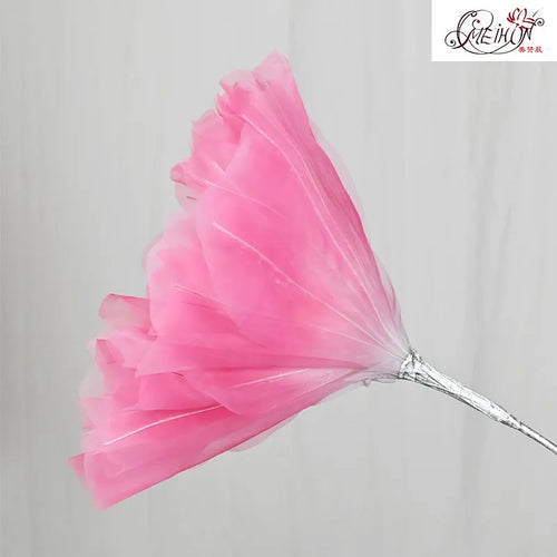 Artificial silk poppy pink realistic festive decoration flower - vue 5 sur 12