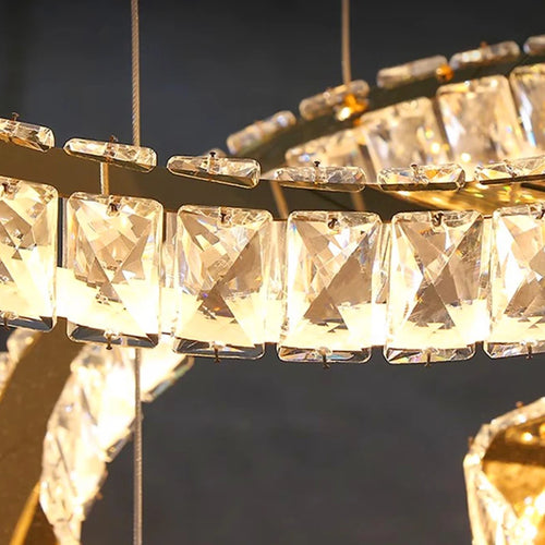 Lustre design Nordique décor à la maison salle à manger éclairage intérieur en cristal pour salon - vue 6 sur 7