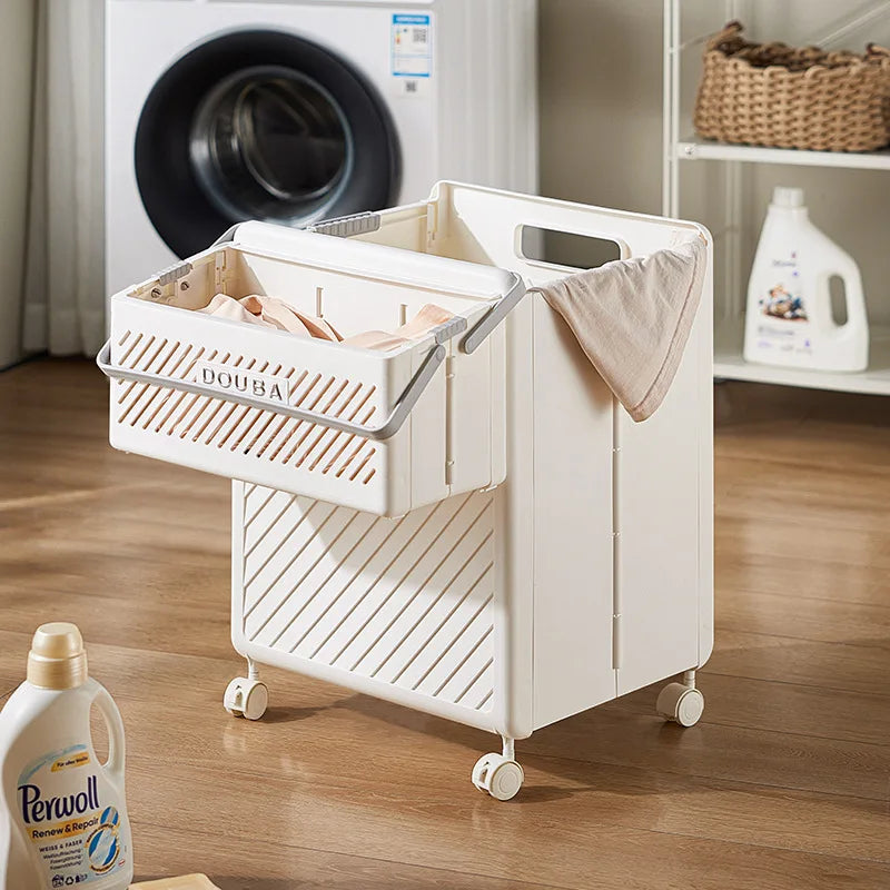 panier à linge pliable multifonction grande capacité portable - vue 7 sur 11