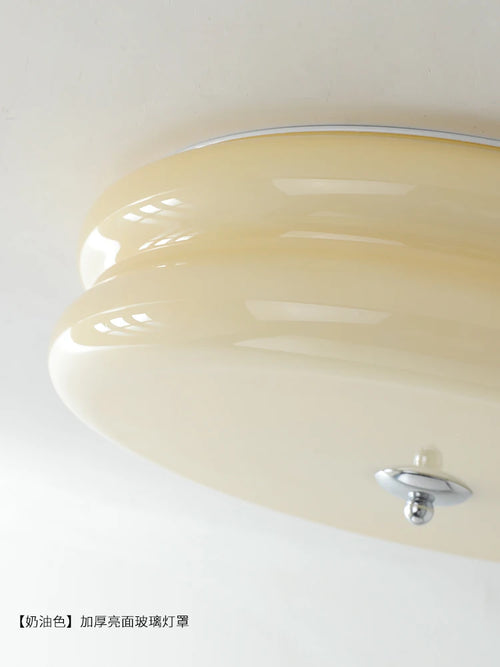 plafonnier rétro en verre pour un style nordique élégant