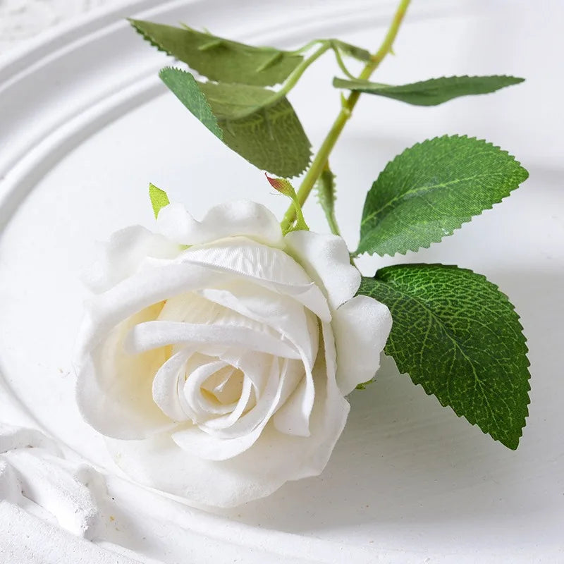 lot de 100 roses artificielles pour décoration mariage fête - vue 17 sur 18
