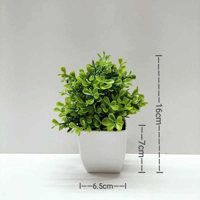 plante artificielle en pot pour décoration de bureau et jardin - vue 33 sur 45