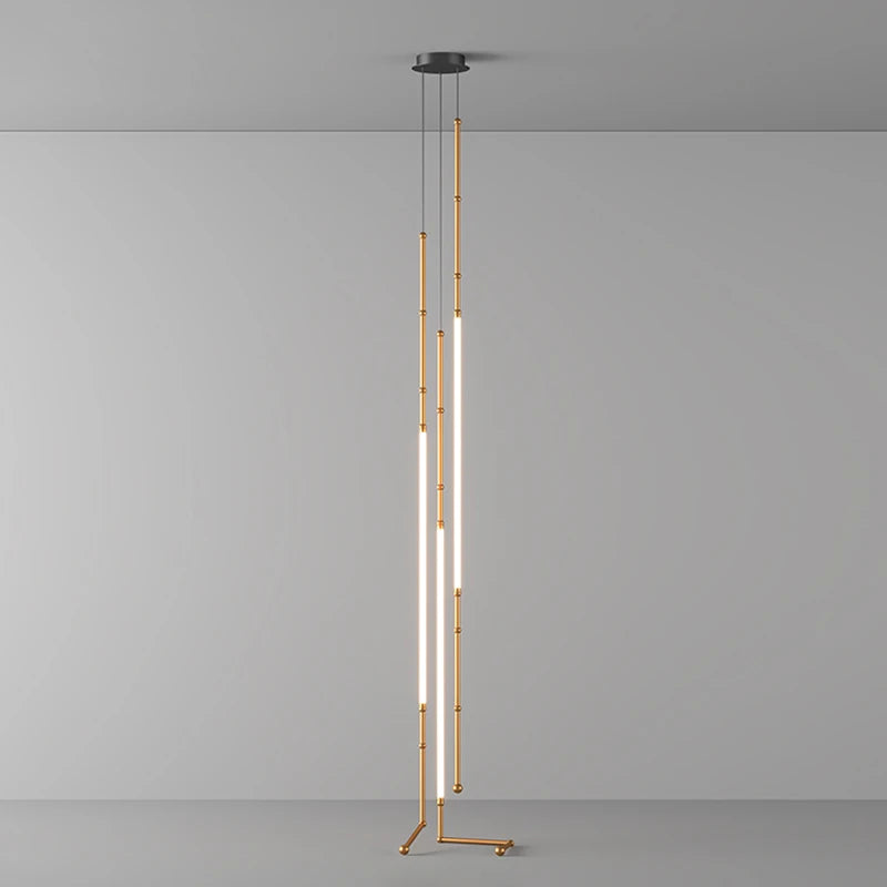 lustre en art déco design suspendu en led - vue 4 sur 16