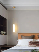 lampe suspendue moderne nordique en métal et verre double tête