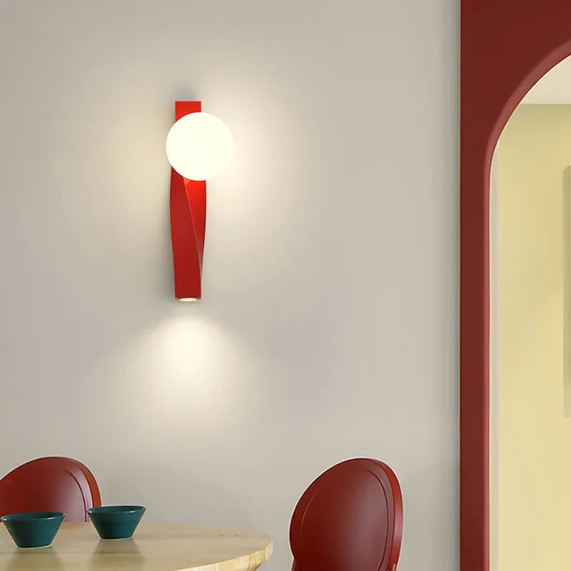 Applique murale LED nordique au Design Simple - vue 5 sur 12