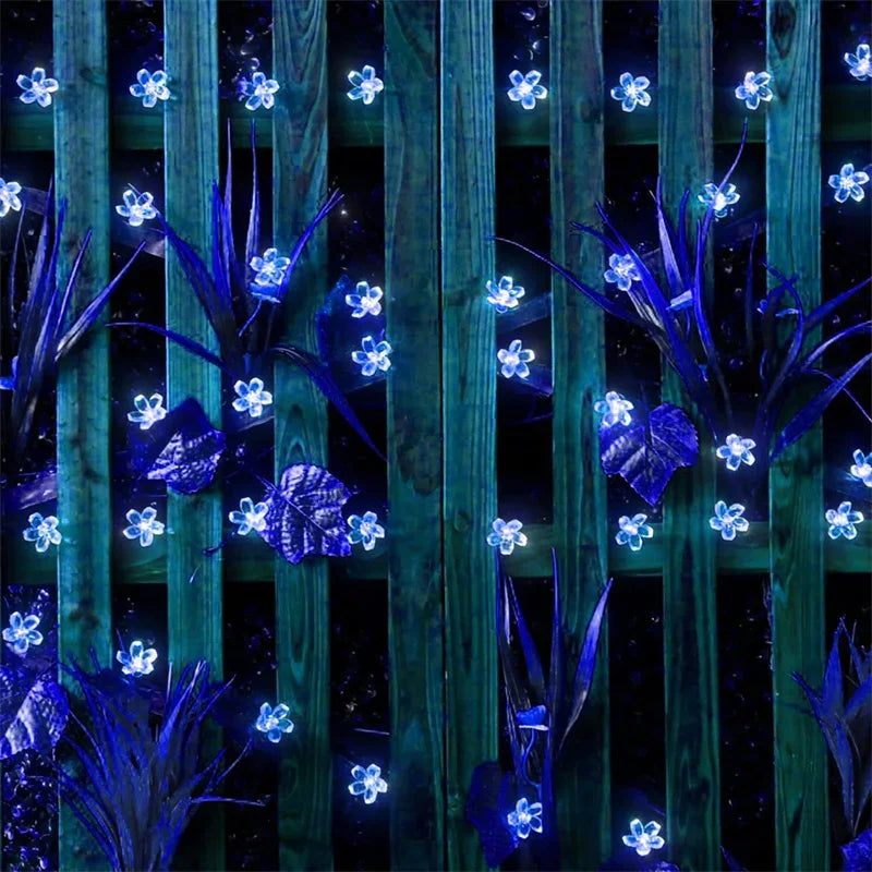 Solar garden fairy string lights for outdoor decoration - vue 3 sur 11