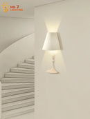 applique murale design moderne en gypse led art minimaliste