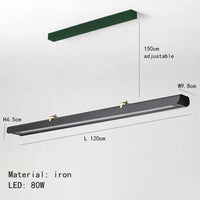 Minimalist LED pendant ceiling light with adjustable wire