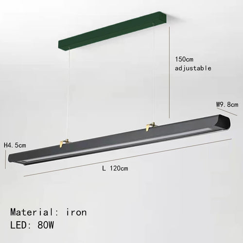 Minimalist LED pendant ceiling light with adjustable wire