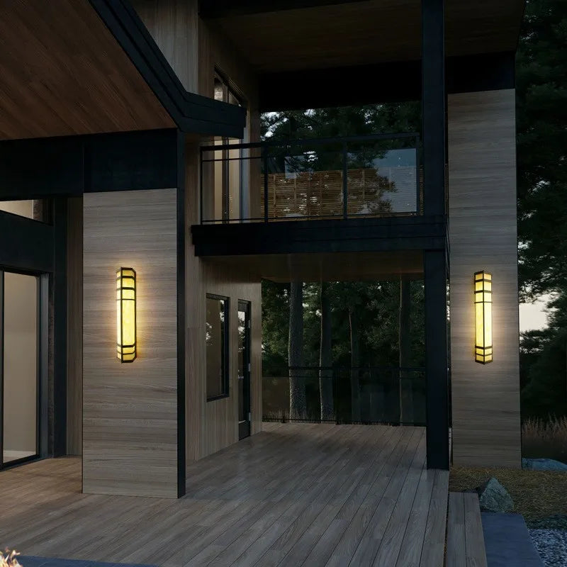 applique murale extérieure chinoise imperméable pour jardin décoratif - vue 4 sur 14