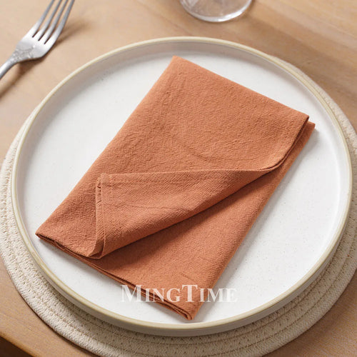 Serviette de table coton lavé style classique 40x40