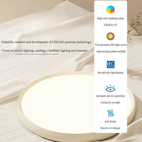 lustre moderne simple style nordique en aluminium avec lumières LED - vue 7 sur 18