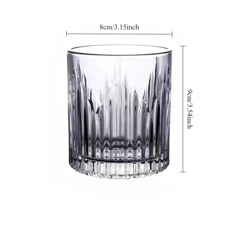 Verre hockey sur glace fond épais style créatif