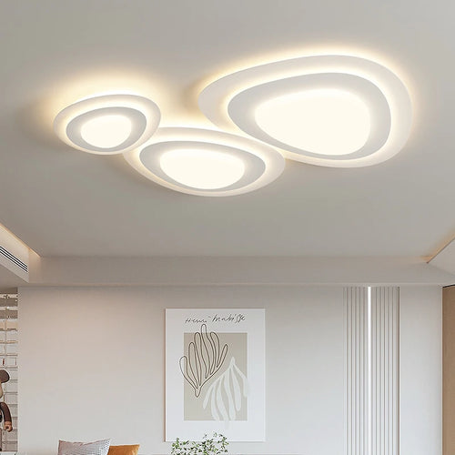 lustre qiyimei en forme de triangle luminaires éclairage intérieur