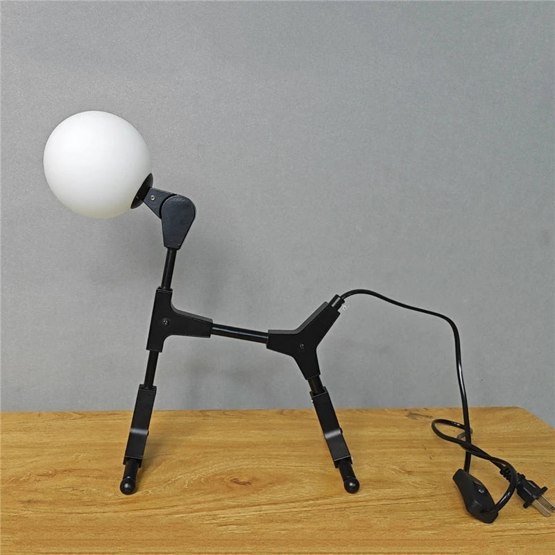 lampadaire moderne en fer design créatif pour décoration nordique - vue 7 sur 7