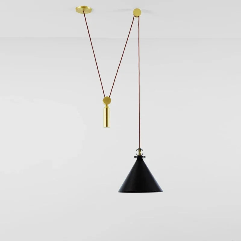 Suspension de plafond de forme réglable de concepteur bricolage combiné en métal chambre salon Table à manger décor éclairage LED luminaire suspendu - vue 9 sur 25
