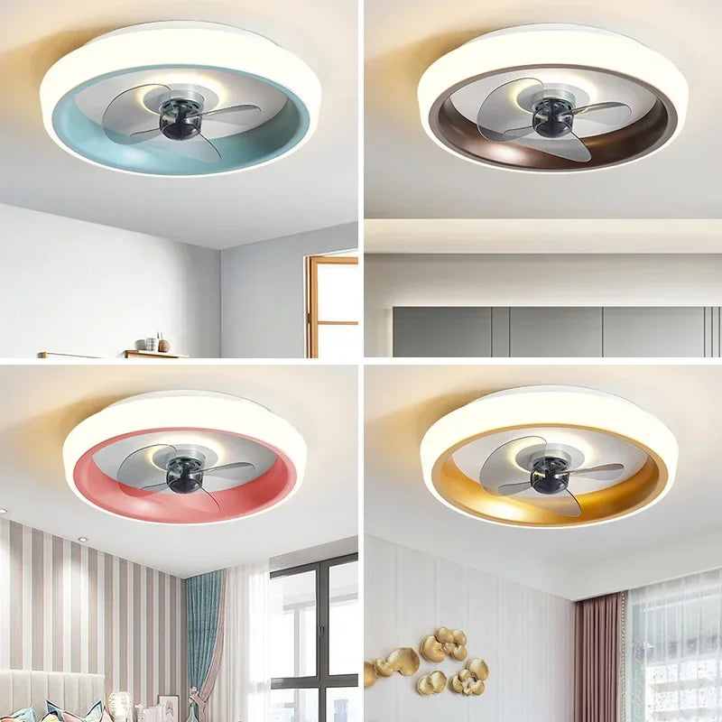ventilateur silencieux à lames invisibles avec éclairage intégré - vue 5 sur 12