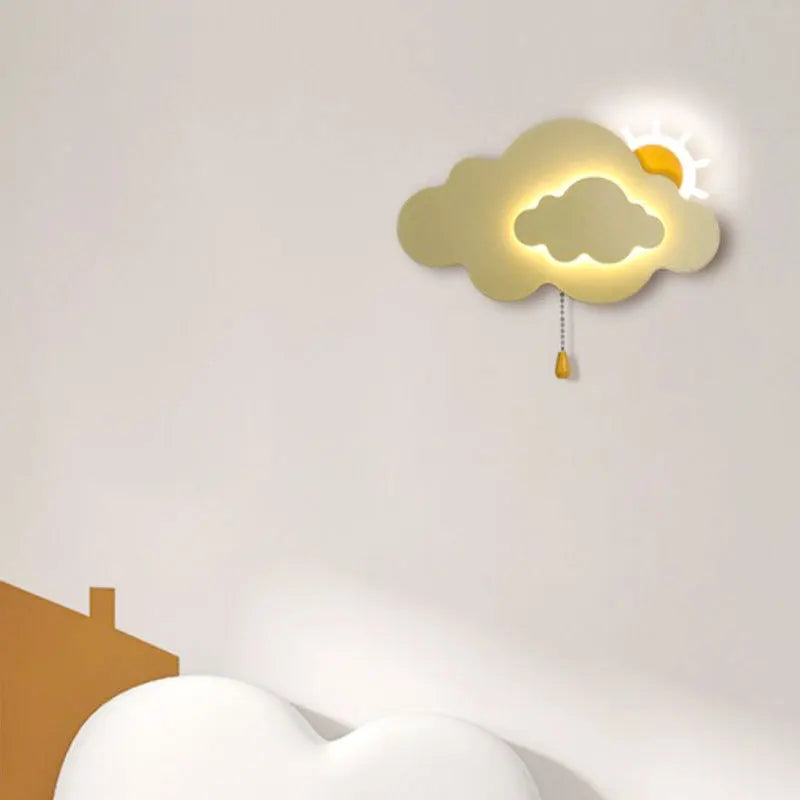 applique murale nuage design artistique pour décoration intérieure - vue 3 sur 9