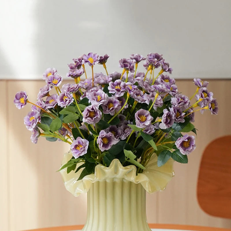fleurs de roses artificielles en soie pour mariage et décoration - vue 5 sur 13