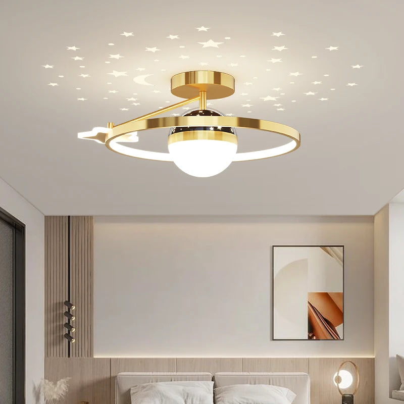 plafonnier moderne lumineux pour une ambiance chaleureuse intérieure - vue 5 sur 8