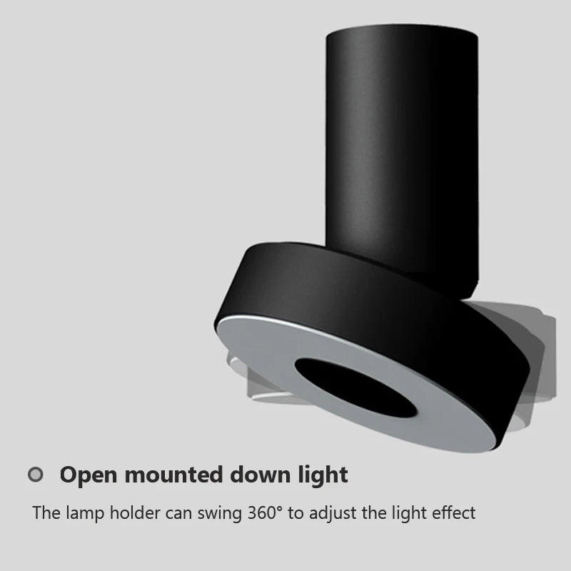 plafonnier moderne à leds pour diverses pièces projecteurs lumineux - vue 7 sur 8