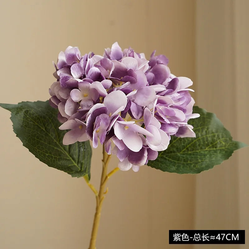 Realistic artificial hydrangea flower for decoration and bouquet - vue 8 sur 15
