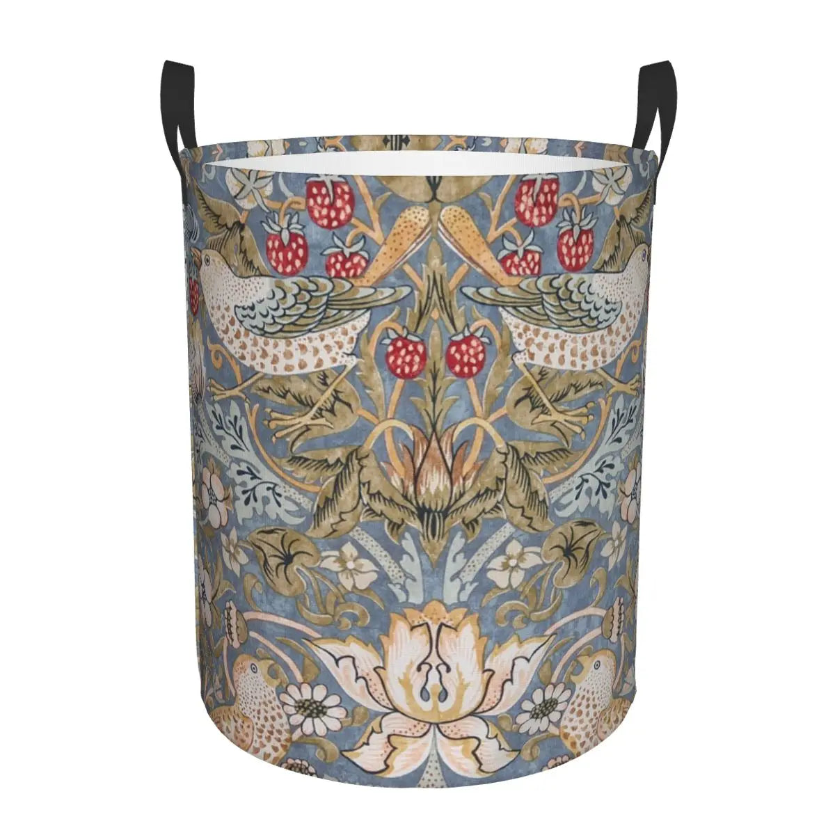 panier à linge pliable floral pour rangement jouets bébé - vue 18 sur 30