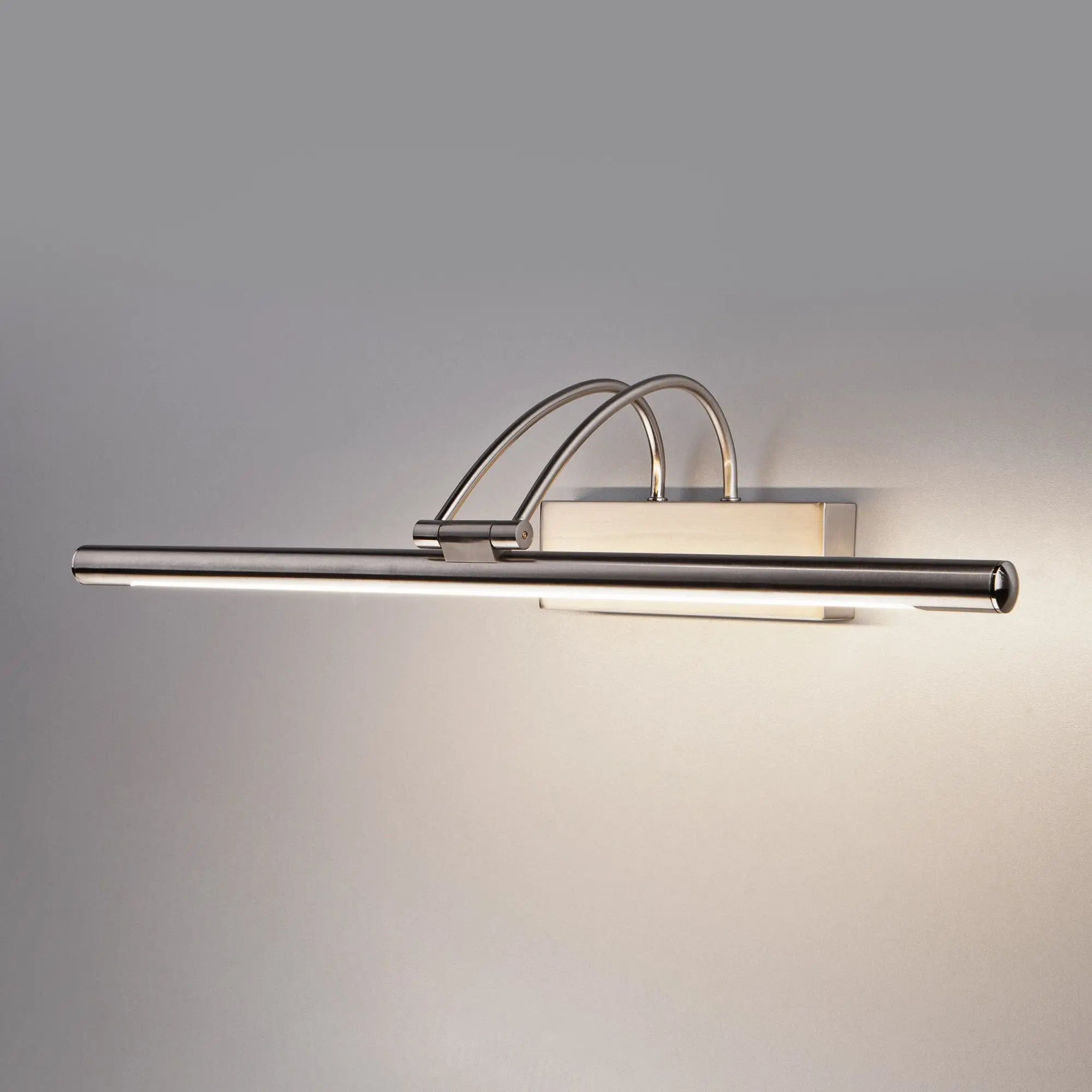 Applique murale LED chromée pour miroir