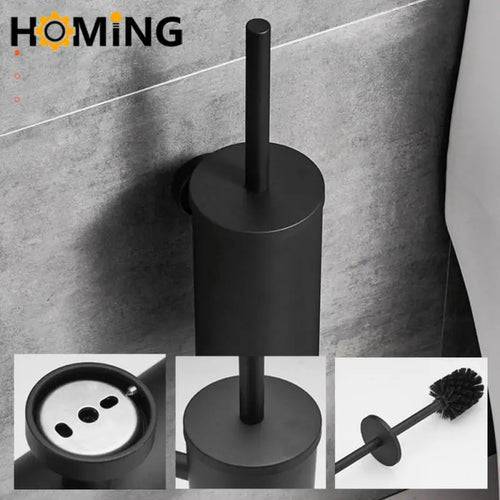 brosse de toilette avec support pour salle de bain