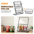 Fruit basket,,vegetable basket,Kitchen countertop storage basket,Wire removable storage rack,Spices and snack racks