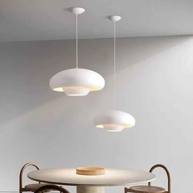 Suspension led nordique simple champignon suspendus - vue 2 sur 10