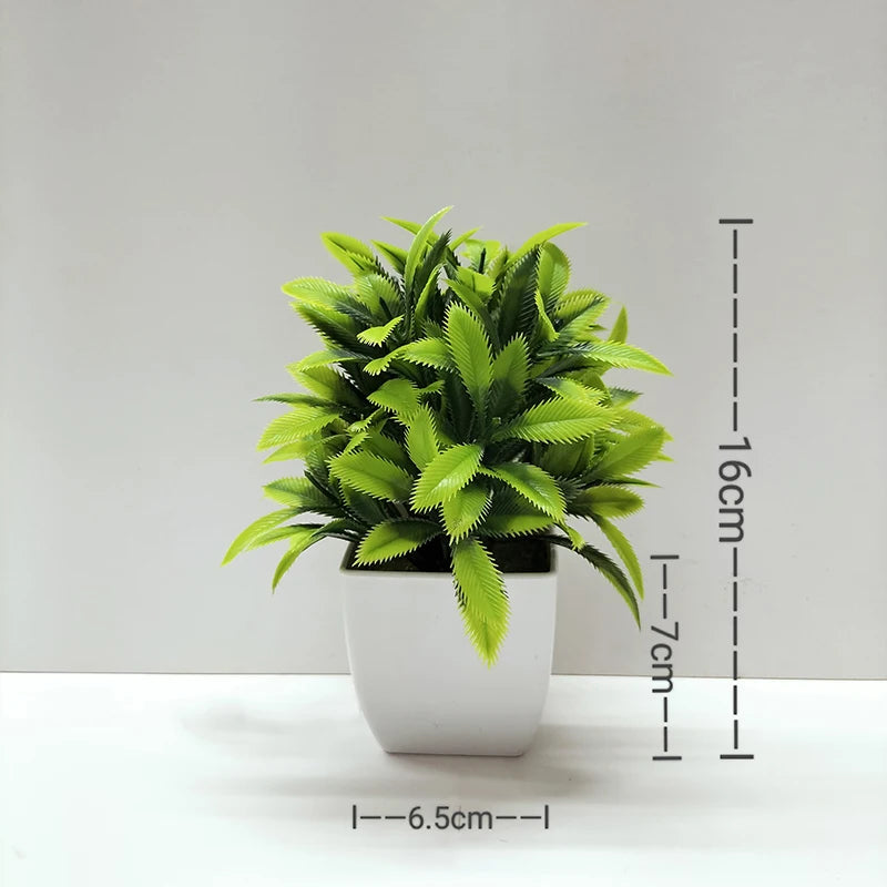 plante artificielle en pot pour décoration de bureau et jardin - vue 26 sur 45