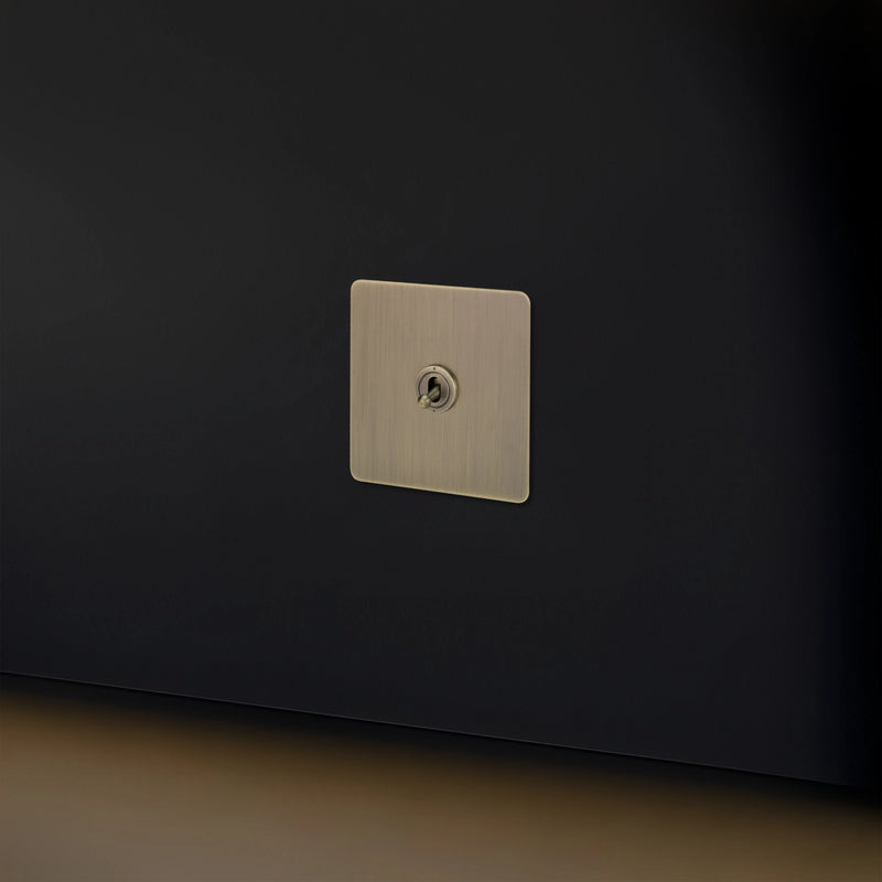 interrupteur à bascule rétro pour applique murale prise universelle et charge usb