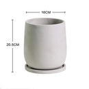 Creative Nordic simple Flowerpot Concrete Silicone Mold green plant Gardening Cement    round flowerpot  silicone mold