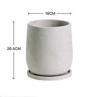 Creative Nordic simple Flowerpot Concrete Silicone Mold green plant Gardening Cement    round flowerpot  silicone mold