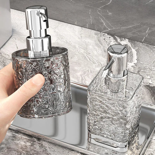 distributeur de savon rechargeable en acrylique pour usage quotidien - vue 2 sur 10