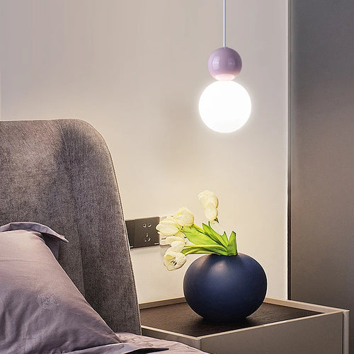 Modern nordic minimalist bedside lamp for interiors - vue 5 sur 13