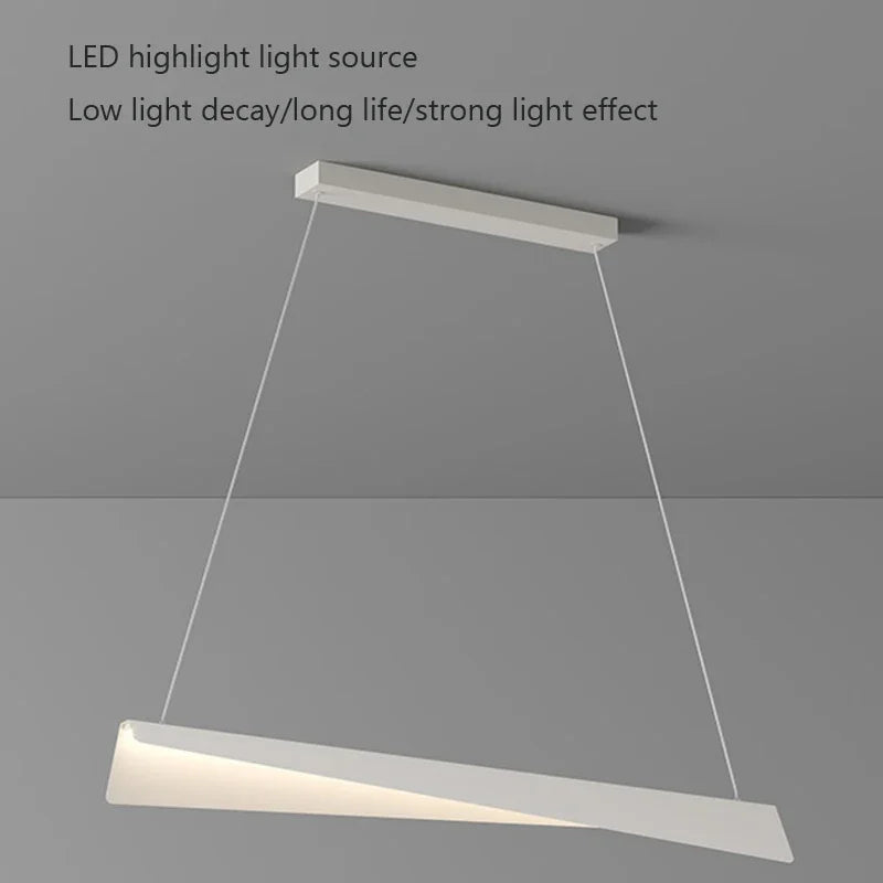 suspension moderne à led pour décoration intérieure et éclairage élégant - vue 6 sur 8