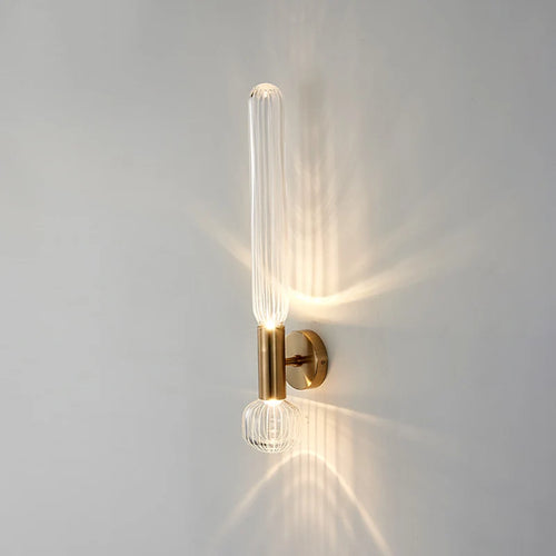 applique murale led en verre design minimaliste style américain