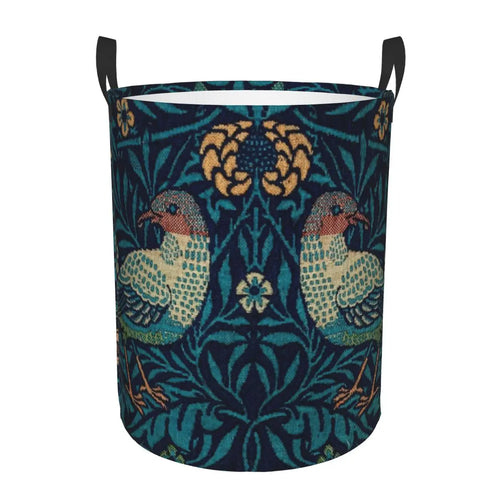 panier à linge floral personnalisé pour rangement et organisation