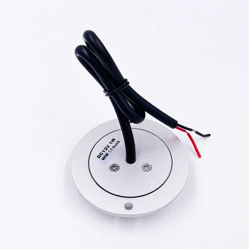 DC12V 1W Ultra-mince Led extérieur étanche jardin terrasse pelouse lampe IP67 étape escalier pont sol Spot monté en Surface projecteur