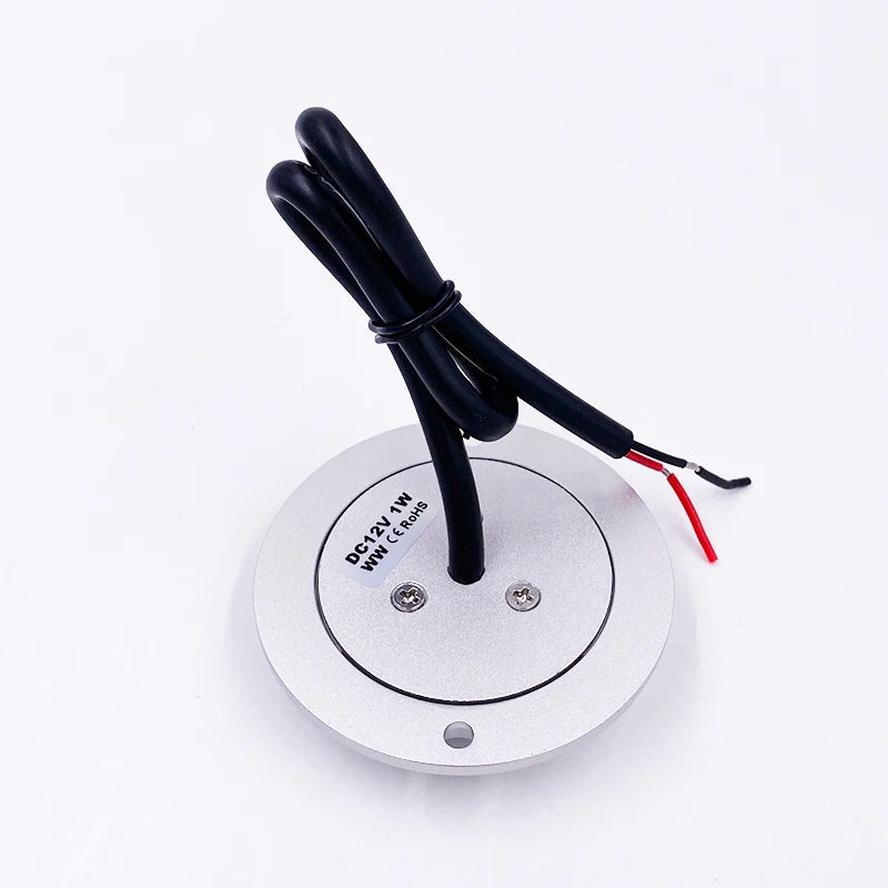 DC12V 1W Ultra-mince Led extérieur étanche jardin terrasse pelouse lampe IP67 étape escalier pont sol Spot monté en Surface projecteur - vue 7 sur 6